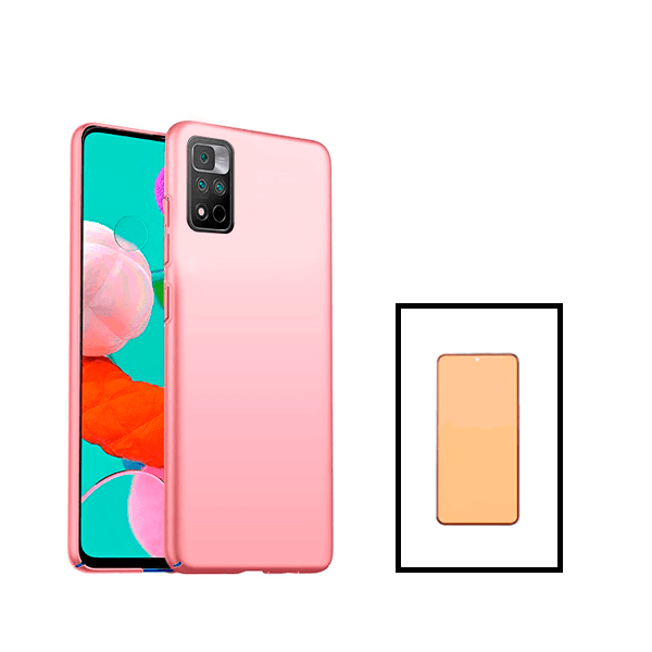 Kit Película CeramicGlass + Capa SlimShield para Xiaomi Poco X4 NFC - Rosa