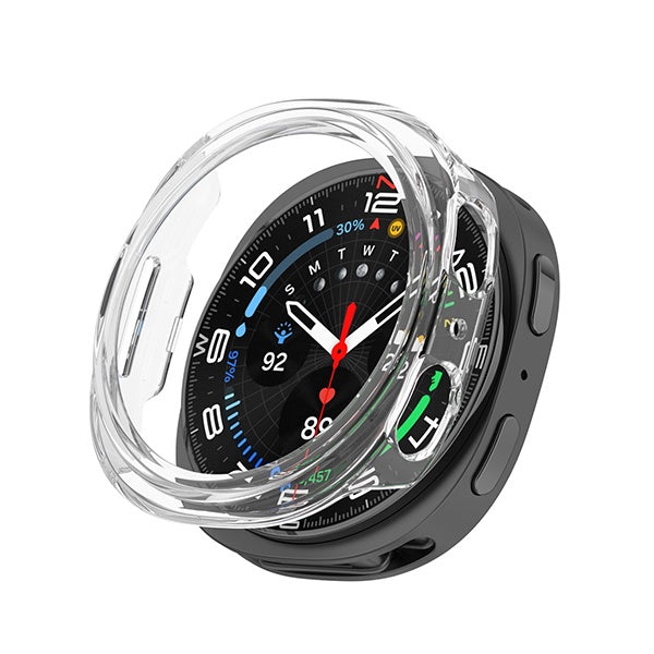 Capa 360° Impact Protection PHONECARE Para Samsung Galaxy Watch8 - 44mm Bluetooth + 4G - Transparente