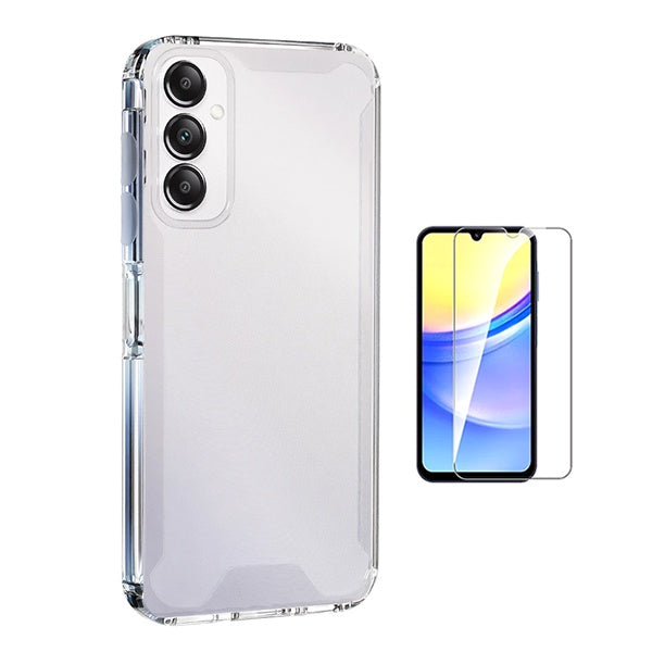Kit Capa Superprotect Anti-Shock + Película de Vidro Clearglass Para Samsung Galaxy A16 - Transparente