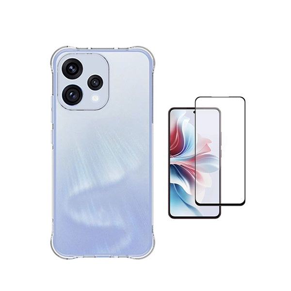 Kit Capa Superprotect Anti-Shock + Vidro Temperado PHONECARE Para Oppo Reno15 - Transparente