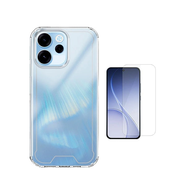 Kit Capa Superprotect Anti-Shock + Película de Vidro Clearglass PHONECARE Para Oppo Reno15 Pro - Transparente