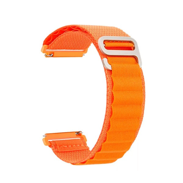 Bracelete Nylonsense Alpine M Para Fossil Gen 6 - Laranja