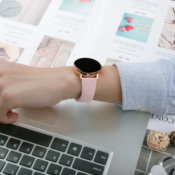 Bracelete Smoothsilicone PHONECARE Para Honor Watch 5 Pro - Rosa