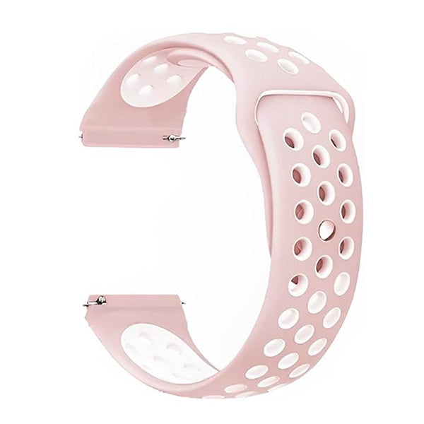 Bracelete Sportystyle PHONECARE Para Honor Watch 6 - Rosa / Branco