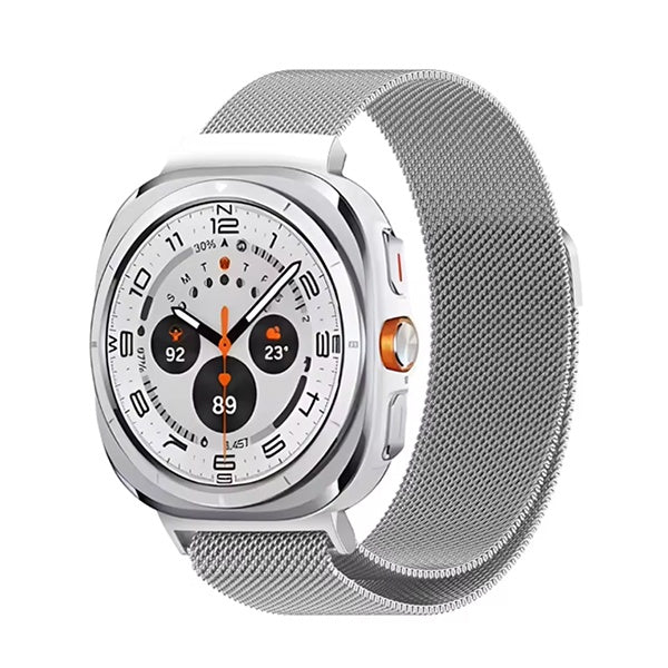 Bracelete Milanese Loop Fecho Magnético PHONECARE Para Samsung Galaxy Watch Ultra2  - Cinza