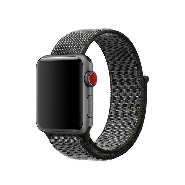 Bracelete Nylonsense PHONECARE Para Apple Watch Series 12 - 42mm - Preto
