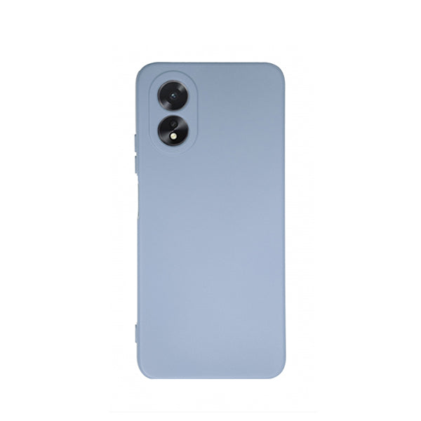 Capa Silicone Líquido para Oppo A38 4G - Azul Claro