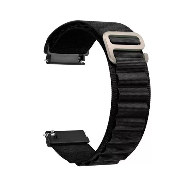 Bracelete Nylonsense Alpine M Para Garmin Venu Sq - Preto