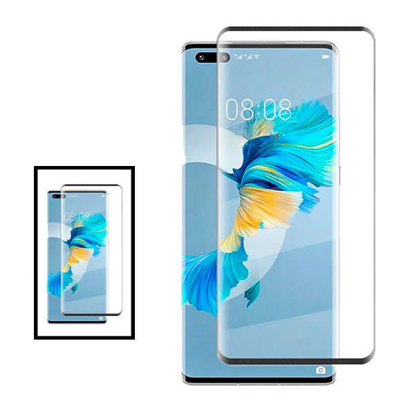 Kit 2 Vidro Premium Full Cover para Huawei Mate 40 Pro