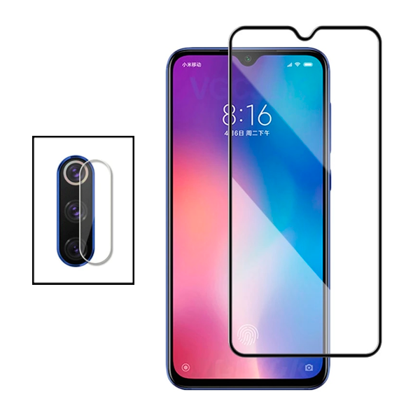 Kit Película de Camara Traseira + Vidro Premium Full Cover para Oppo A11