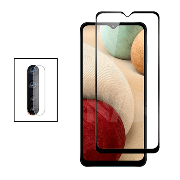 Kit Película de Camara Traseira + Vidro Premium Full Cover para Oppo A91