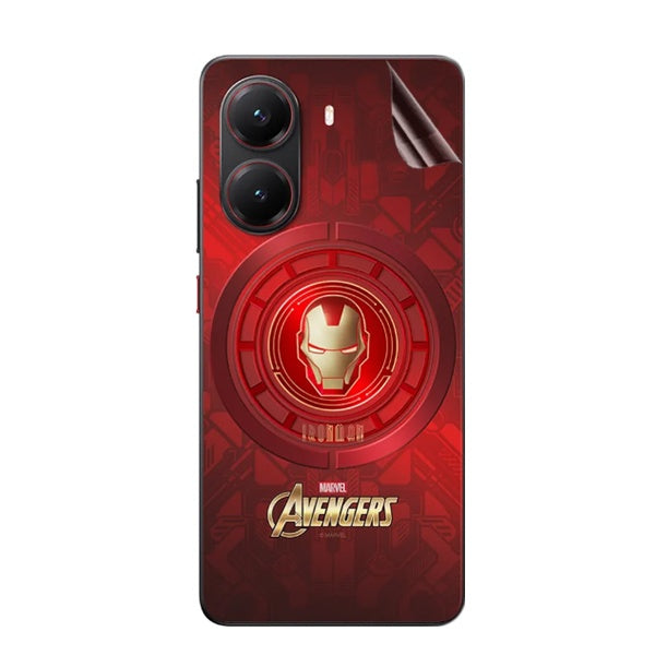 Película Hydrogel Full Cover Verso Phonecare Para Xiaomi Poco X7 Pro Iron Man - Transparente