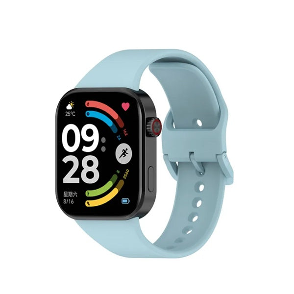 Bracelete Smoothsilicone Com Fivela PHONECARE Para Xiaomi Redmi Watch 6 - Azul Claro