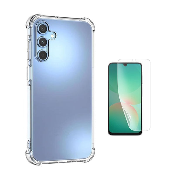 Kit Capa Superprotect Anti-Shock + Pelicula Hydrogel Frente PHONECARE Para Samsung Galaxy A17 4G - Transparente