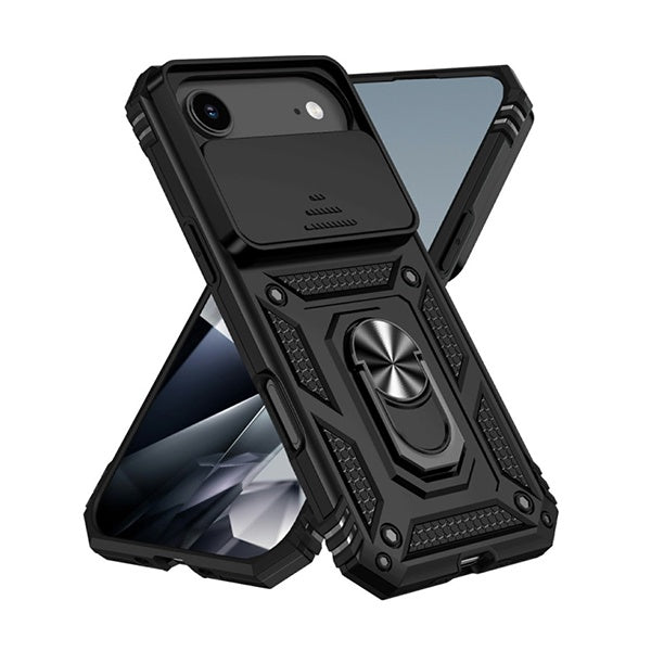 Kit Película Anti-Spy + Capa Magnetic Slide Window + Suporte Magnético Reforçado  PHONECARE Para Apple iPhone 17 Air - Preto