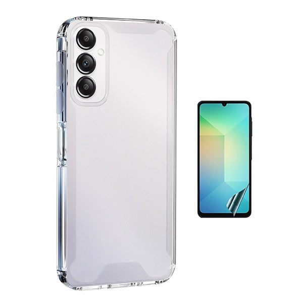 Kit Capa Superprotect Anti-Shock + Pelicula Hydrogel Frente Para Samsung Galaxy A16 5G - Transparente