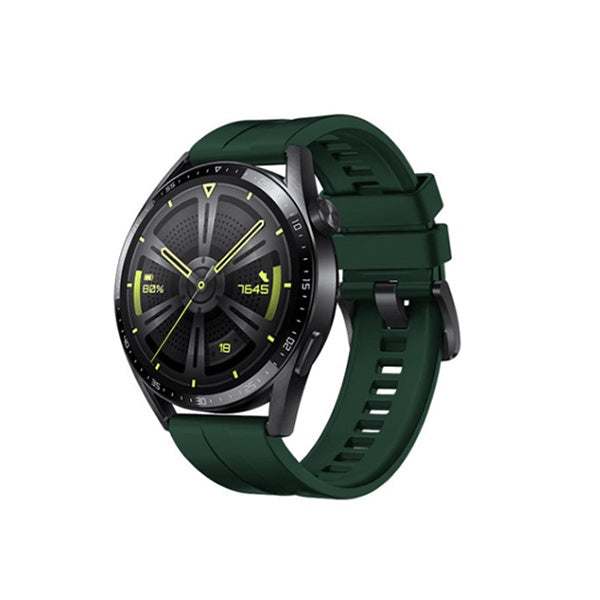 Bracelete Smoothsilicone com Fivela PHONECARE Para Coros Apex 2 - Verde Escuro