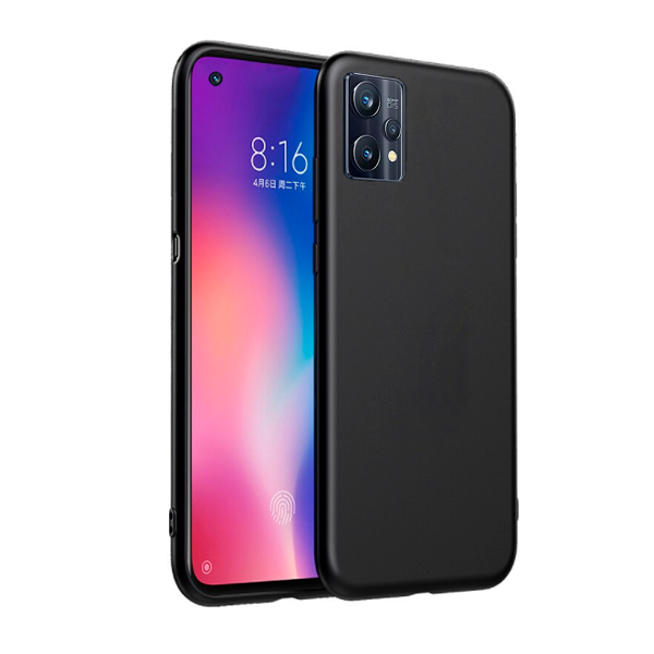 Capa Silicone Líquido para Realme 9 Pro Plus - Preto
