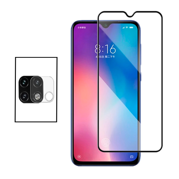 Kit Película de Camara Traseira + Vidro Premium Full Cover para Realme Narzo 20