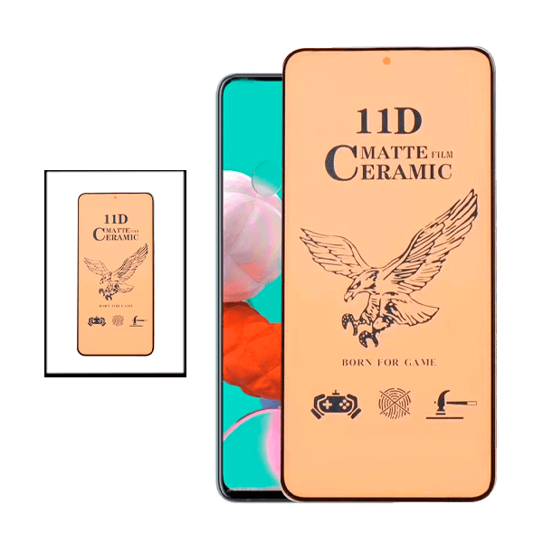 Kit 2 Vidros Temperados CeramicGlass Full Cover para Samsung Galaxy M31s