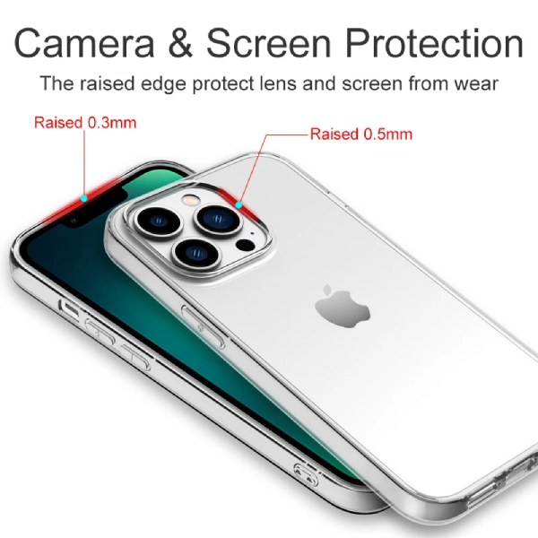 Kit Capa Superprotect Anti-Shock + Película de Vidro Anti-Spy PHONECARE Para Apple iPhone 17 Air - Transparente