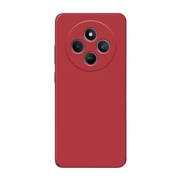 Capa Silicone Líquido Phonecare Para Xiaomi Redmi 14C 5G - Vermelha
