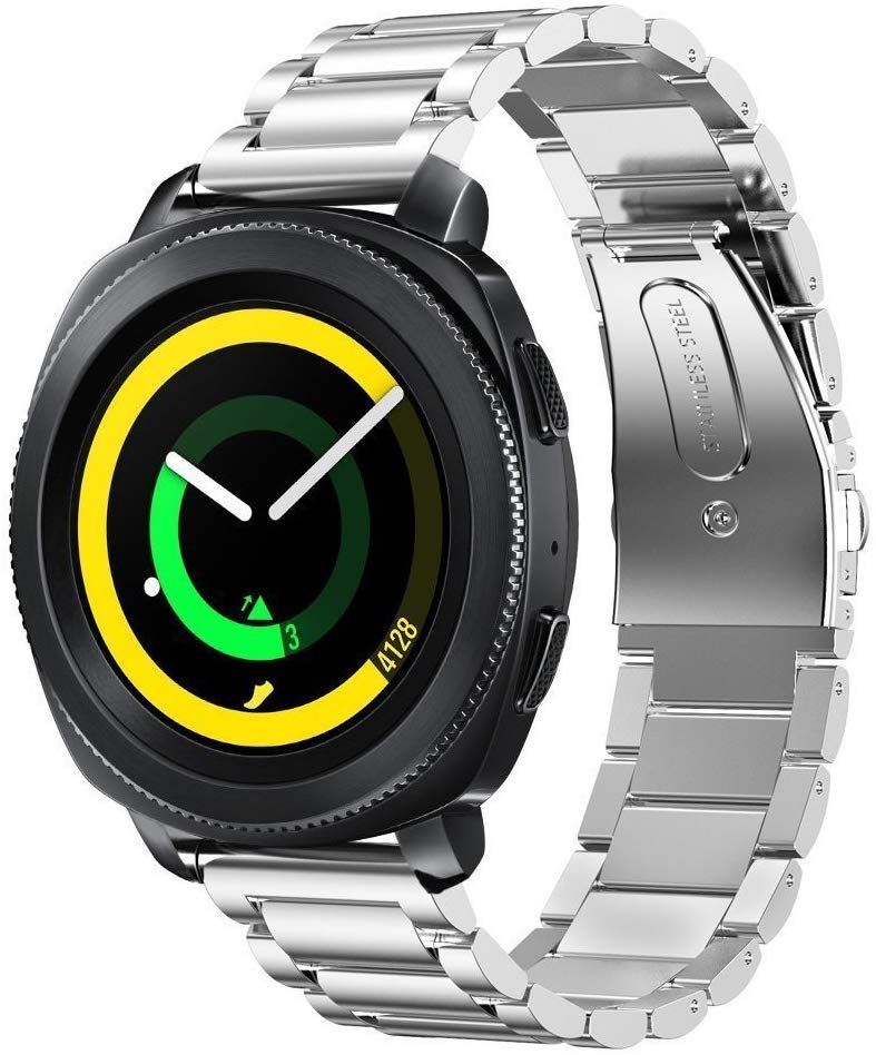 Bracelete Aço Stainless Lux + Ferramenta PHONECARE Para Honor Watch 6 Plus - Cinza