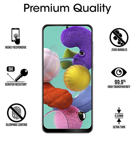 Vidro Premium Full Cover para Samsung Galaxy A71