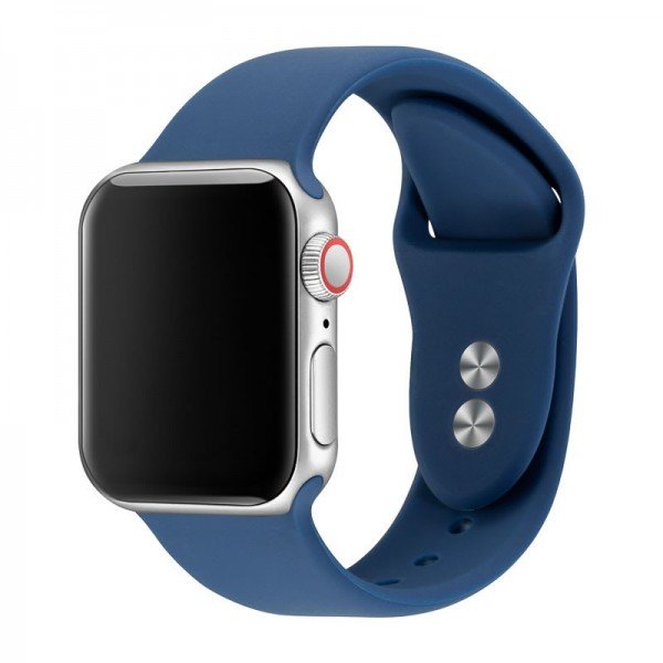 Bracelete SmoothSilicone para Apple Watch Series 5 - 44mm - Azul Escuro