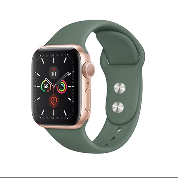 Bracelete Smoothsilicone PHONECARE Para Apple Watch Ultra 4 - Verde Escuro