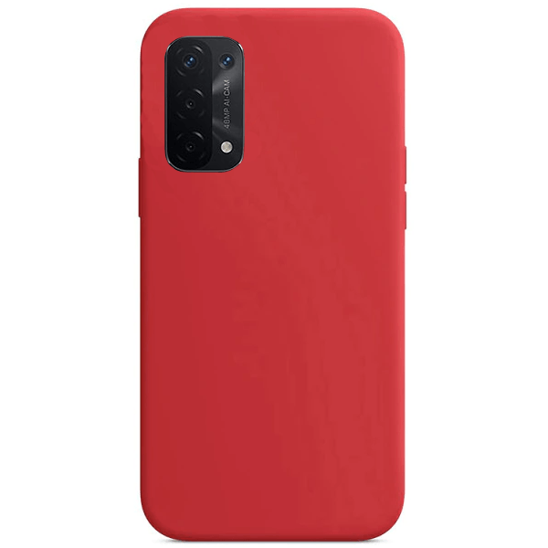 Capa Silicone Líquido para Oppo A55 5G - Vermelho