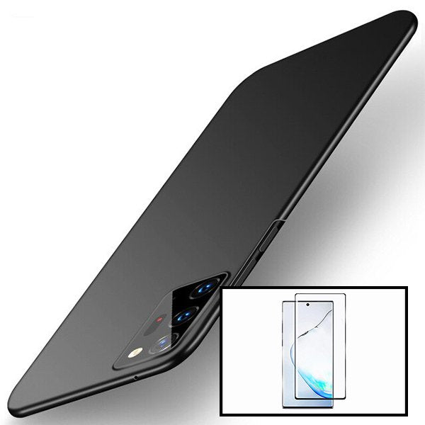 Kit Vidro Premium Full Cover + Capa SlimShield para Samsung Galaxy Note 20 5G - Preto
