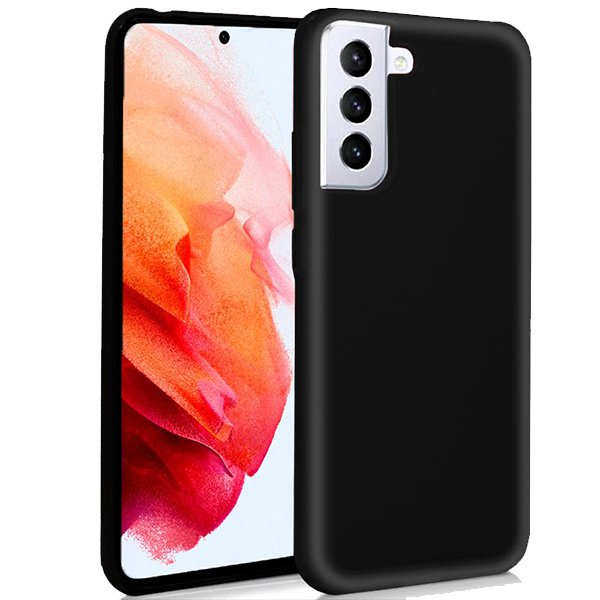 Capa Silicone Líquido para Samsung Galaxy S21+ 5G - Preto