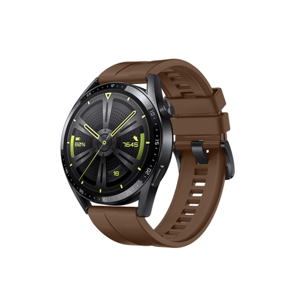 Bracelete Smoothsilicone com Fivela PHONECARE Para Garmin Forerunner 70 - Castanho