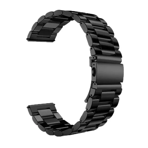 Bracelete Aço Stainless Lux + Ferramenta PHONECARE Para Nothing CMF Watch 3 Pro - Preto