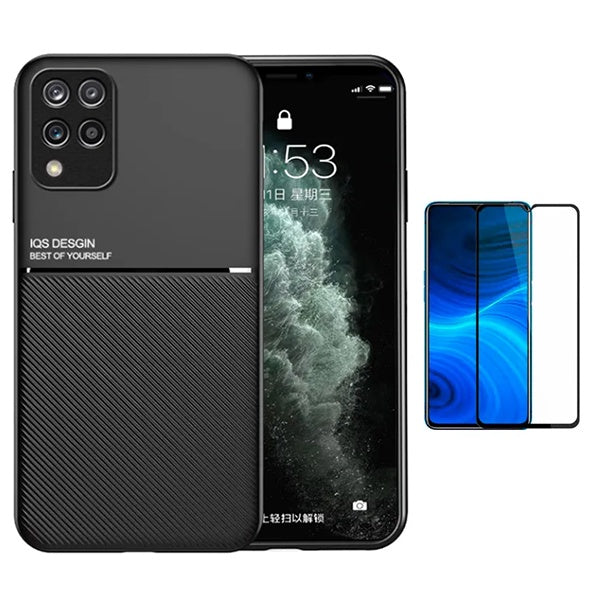 Kit Capa Magnetic Lux + Vidro PHONECARE Para Samsung M33 5G - Preto