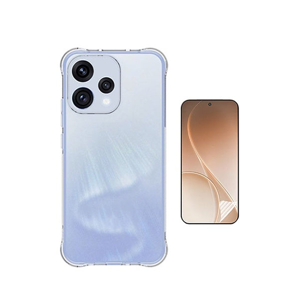Kit Capa Superprotect Anti-Shock + Pelicula Hydrogel Frente PHONECARE Para Oppo Reno15 - Transparente