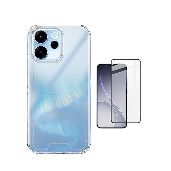 Kit Capa Superprotect Anti-Shock + Vidro Temperado PHONECARE Para Oppo Reno15 Pro - Transparente
