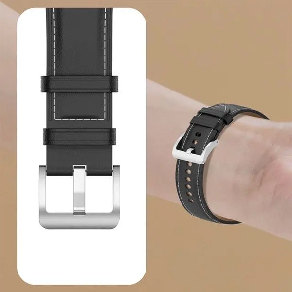 Bracelete Premium Siliconleather PHONECARE Para Garmin Venu 4 - 45 mm - Preto