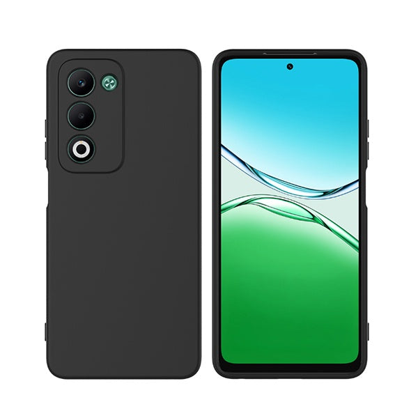 Kit Vidro Temperado + Capa Silicone Líquido + Suporte Magnético Reforçado PHONECARE Para Oppo A5 5G - Preto