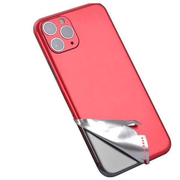 Película Traseira Full-Edged SurfaceStickers para Apple iPhone 12 - Vermelho