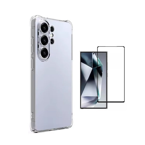 Kit Capa Superprotect Anti-Shock + Vidro Temperado PHONECARE Para Samsung Galaxy S26 Ultra - Transparente