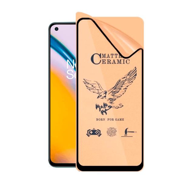 Película CeramicGlass para Oppo Reno8 Lite - Transparente/Preto