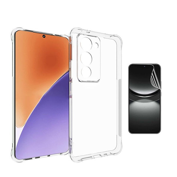 Kit Capa Superprotect Anti-Shock + Pelicula Hydrogel Frente PHONECARE Para Xiaomi Redmi 15 5G - Transparente