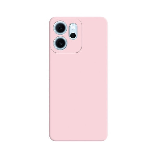 Kit Vidro Clearglass + Capa Silicone Líquido PHONECARE Para Oppo Reno14 F 5G - Rosa