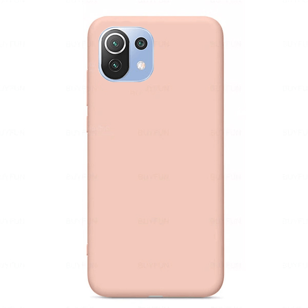 Capa Silicone Líquido para Xiaomi Mi 11 Lite 5G NE - Rosa