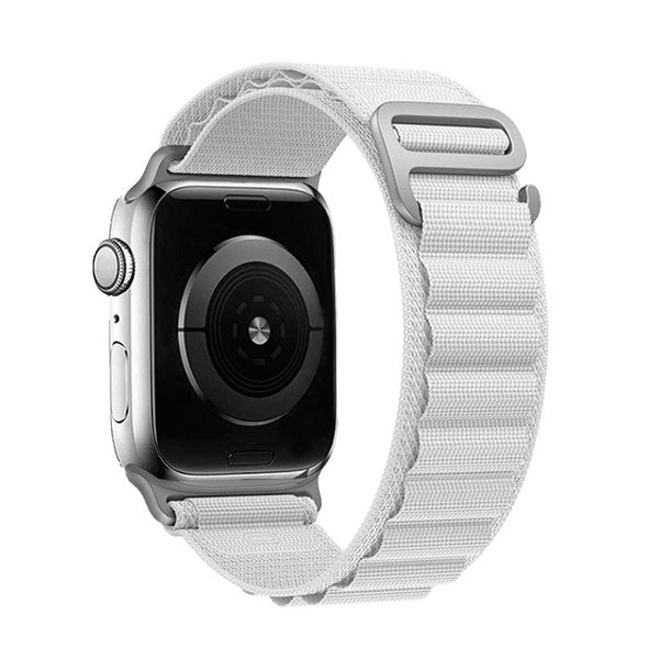 Bracelete Nylonsense Alpine M  Phonecare Para Apple Watch Series 10 - 42mm - Branco