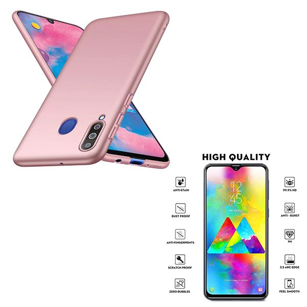 Kit Vidro Premium Full Cover + Capa SlimShield Rosa para Samsung Galaxy Note 10+ Plus