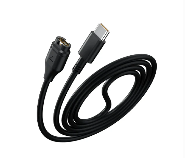 Carregador Usb Charger de SmartWatch para Garmin Forerunner 255S - Preto