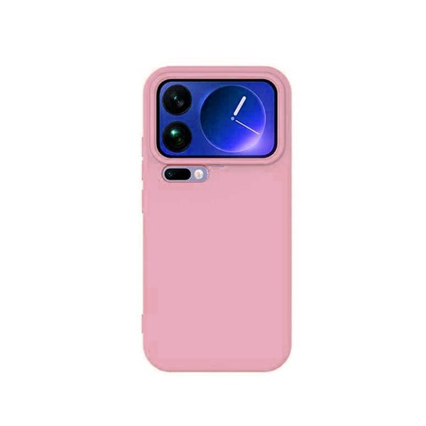 Kit Vidro Temperado + Capa Silicone Líquido PHONECARE Para Xiaomi 17 Pro 5G - Rosa